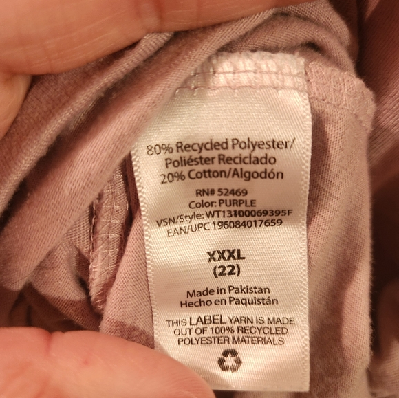 💓3/$10 Purple Women's Life Is Better At Grandma's Shirt Size 3X - Picture 6 of 6